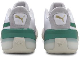 Shop 大童 Puma Clyde Hardwood 低筒實戰籃球鞋 白綠