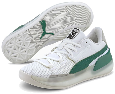 (Youth) Puma Clyde Hardwood Low Top White/Green 193847-02 Purchase (Youth) Puma Clyde Hardwood Low Top White/Green 193847-02