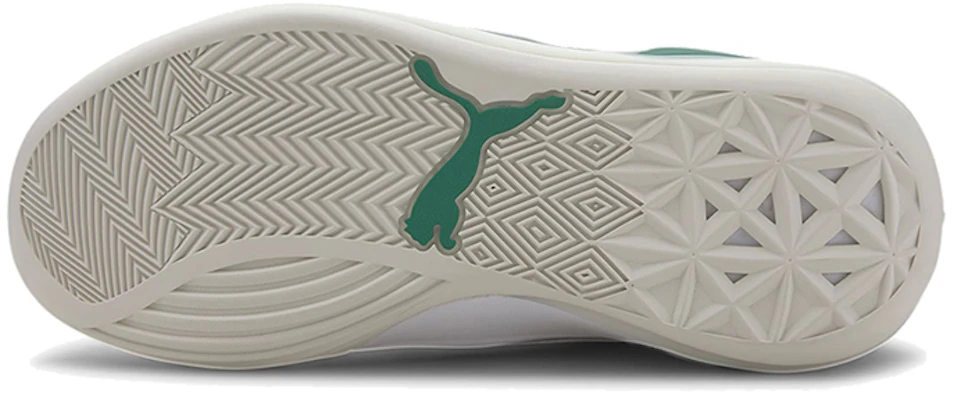 (Youth) Puma Clyde Hardwood Low Top White/Green 193847-02 Details for (Youth) Puma Clyde Hardwood Low Top White/Green 193847-02