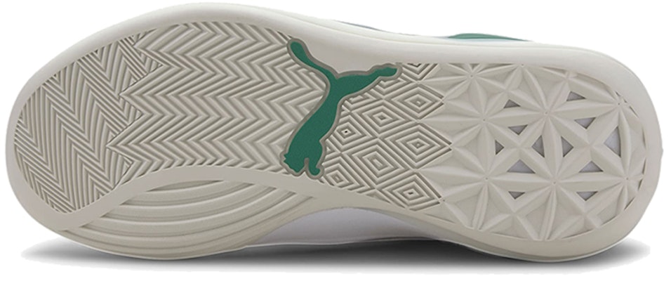 (Youth) Puma Clyde Hardwood Low Top White/Green 193847-02 Details for (Youth) Puma Clyde Hardwood Low Top White/Green 193847-02