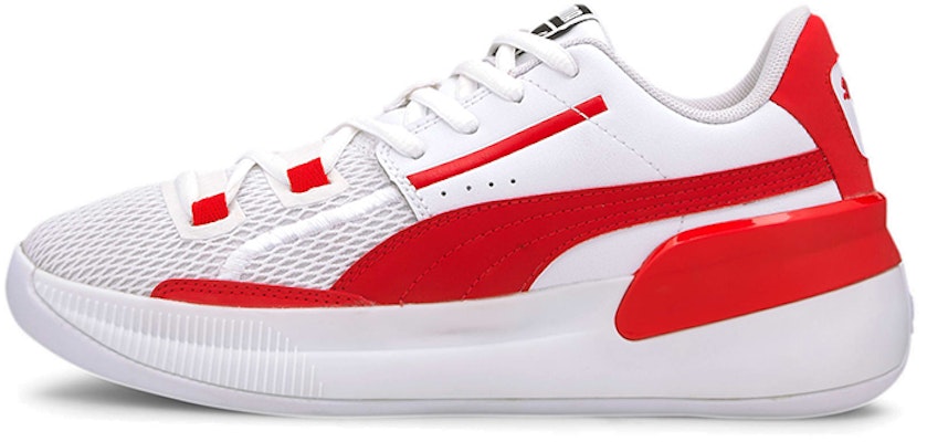 (Youth) Puma Clyde Hardwood Team Low 'White Red' 194455-04 Buy (Youth) Puma Clyde Hardwood Team Low 'White Red' 194455-04