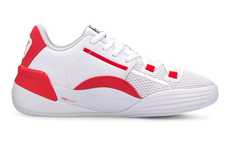Order (Youth) Puma Clyde Hardwood Team Low 'White Red' 194455-04