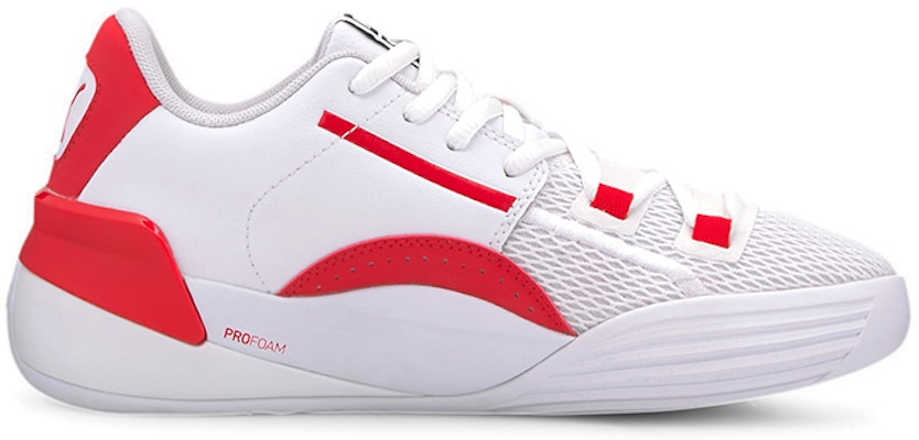 (Youth) Puma Clyde Hardwood Team Low 'White Red' 194455-04 Order (Youth) Puma Clyde Hardwood Team Low 'White Red' 194455-04