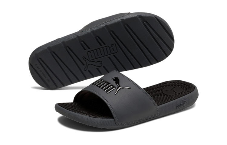 (Youth) Puma Cool Cat Slides 'Big Kid Black' 圖 3
