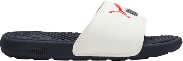 (Youth) Puma Cool Cat Slides 'White Peacoat' 371026-18 (Youth) Puma Cool Cat Slides 'White Peacoat' 371026-18