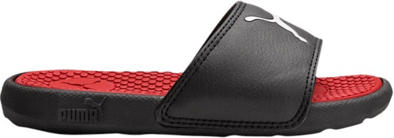 (Youth) Puma Cool Cat Sport Slide 'Black High Risk Red' 371035-03 (Youth) Puma Cool Cat Sport Slide 'Black High Risk Red' 371035-03