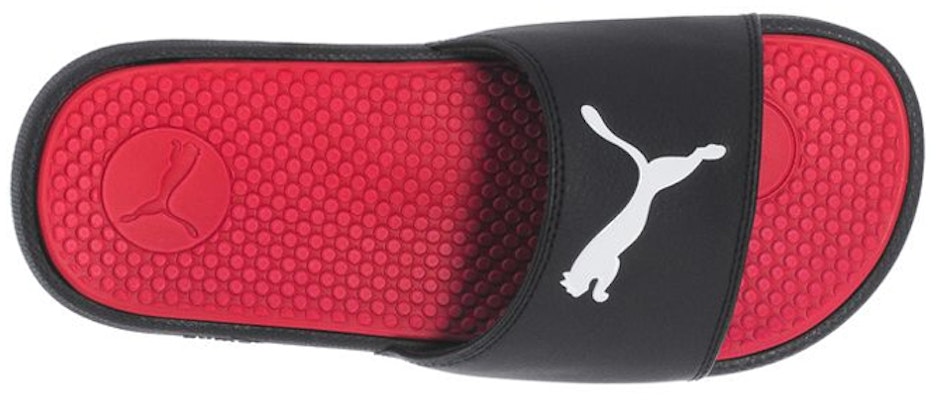 (Youth) Puma Cool Cat Sport Slides JR 'Black Red' 371034-03 Shop (Youth) Puma Cool Cat Sport Slides JR 'Black Red' 371034-03