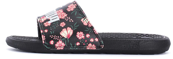 (Youth) Puma Coolcat Slides 'Black Red' 382870-01 (Youth) Puma Coolcat Slides 'Black Red' 382870-01