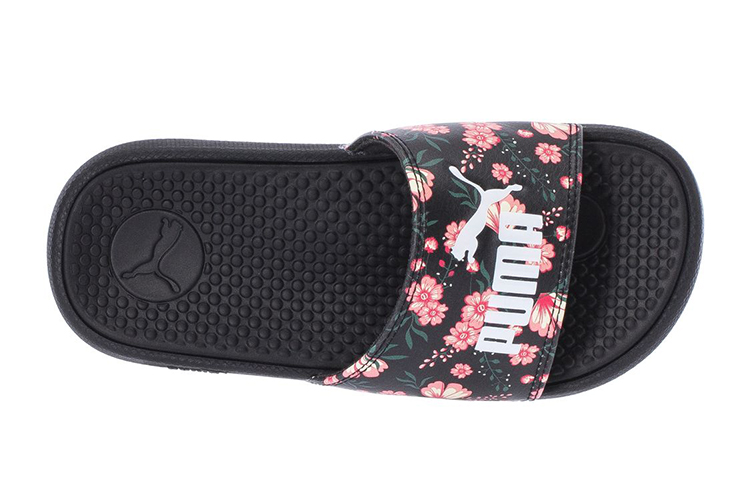 Shop (Youth) Puma Coolcat Slides 'Black Red' 382870-01