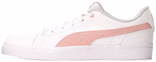 (Youth) Puma Court Point Vulc V2 'Pink White' 366142-15 (Youth) Puma Court Point Vulc V2 'Pink White' 366142-15