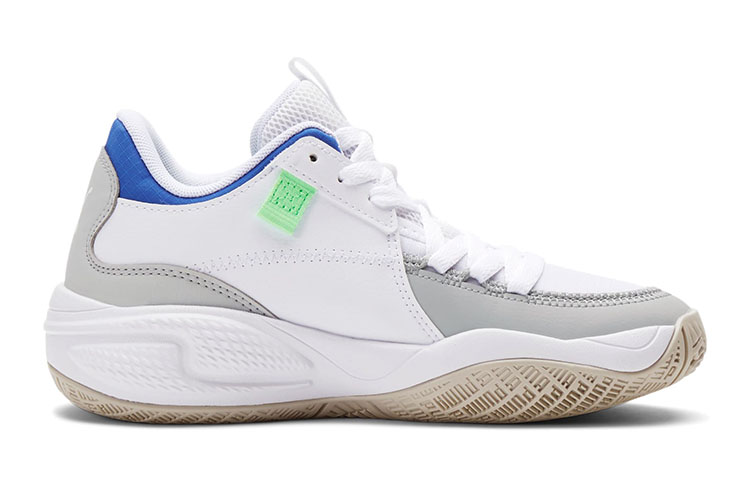 (Youth) Puma Court Rider 1.0 Mid 'White Orange Green' 圖 2