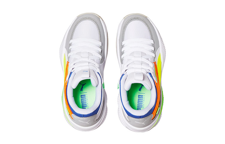 (Youth) Puma Court Rider 1.0 Mid 'White Orange Green' 圖 3