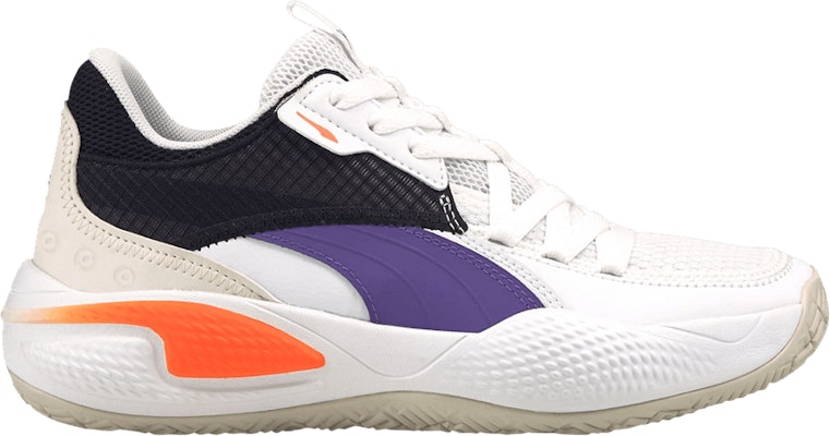 大童 PUMA Court Rider 1.0 耐磨防滑 低筒 實戰籃球鞋 白紫黑 Buy 大童 PUMA Court Rider 1.0 耐磨防滑 低筒 實戰籃球鞋 白紫黑
