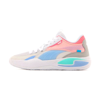 (Youth) Puma Court Rider JR 'White Blue Pink'