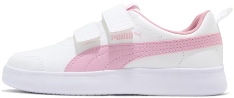 (Youth) Puma Courtflex v2 V 'White Pale Pink' 371543-11 (Youth) Puma Courtflex v2 V 'White Pale Pink' 371543-11