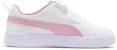 (JR) Puma Courtflex v2 V 'Putih Merah Jambu Pudar' 371543-11