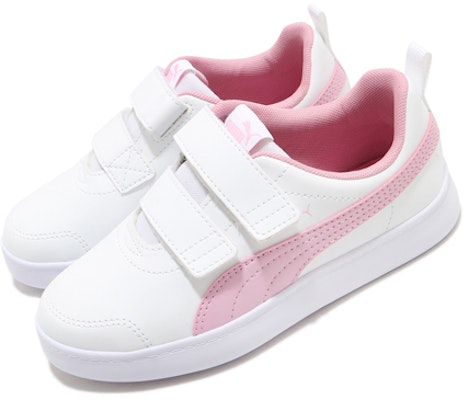 (Youth) Puma Courtflex v2 V 'White Pale Pink' 371543-11 Lookbook (Youth) Puma Courtflex v2 V 'White Pale Pink' 371543-11