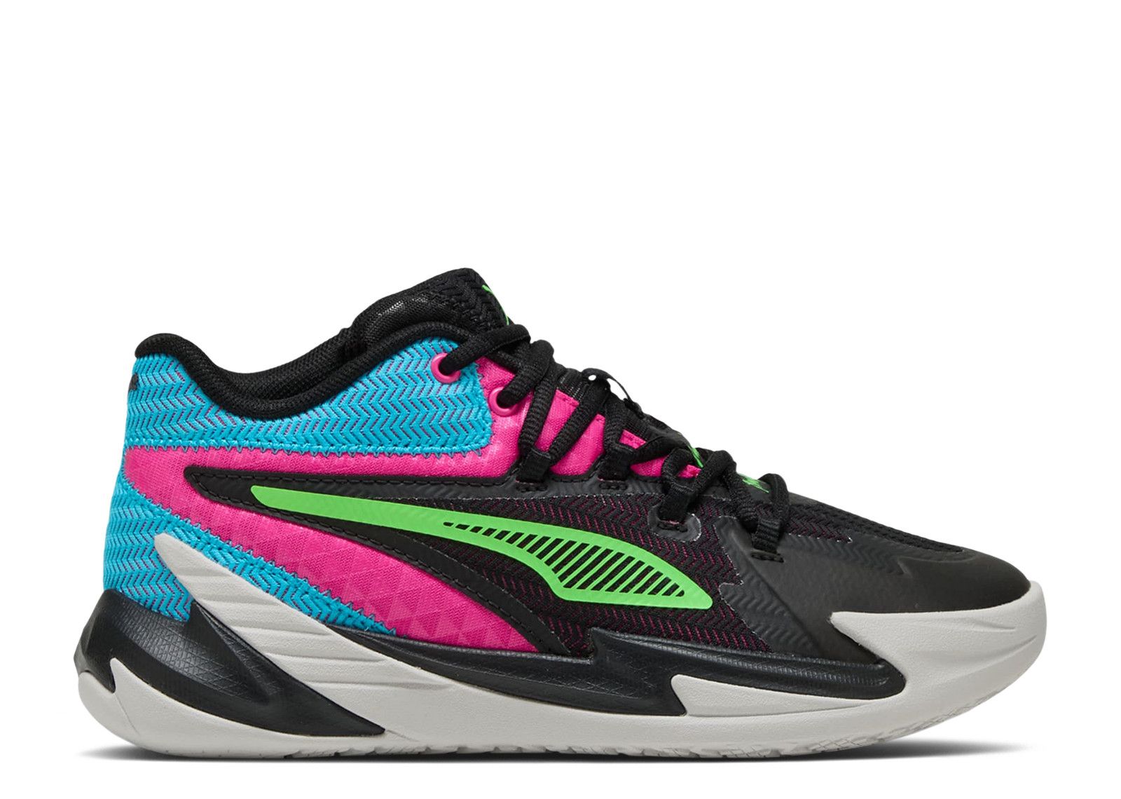 (Youth) Puma Dagger JR 'Black Fluro Pink' 311553-01