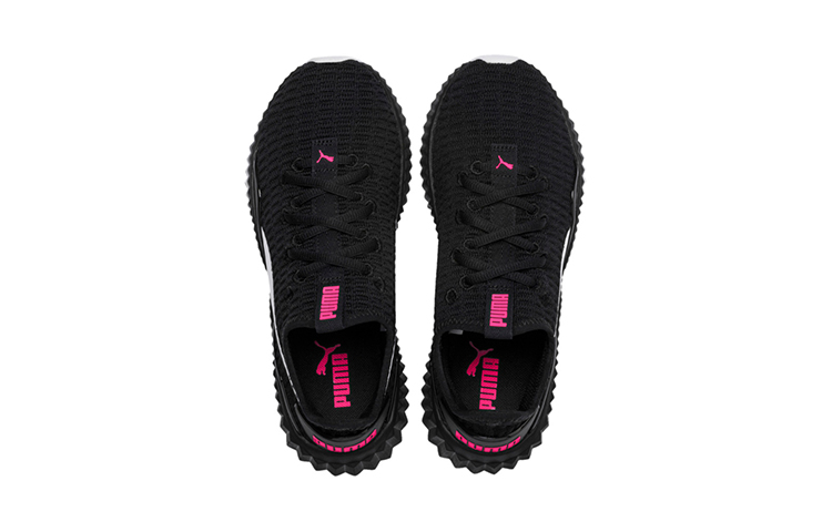 Lookbook (JR) Puma Defy Baskets Basses Running Noir/Blanc 191557-04
