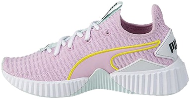 (Youth) Puma Defy Low Top Running Shoes Pink/White 191557-05 (Youth) Puma Defy Low Top Running Shoes Pink/White 191557-05