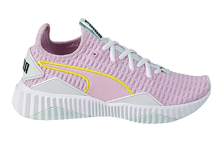 Order (JR) Puma Defy Baskets Basses Running Rose/Blanc 191557-05