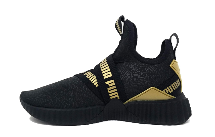(Youth) Puma Defy Mid 'Bling Black Gold' 193425-01