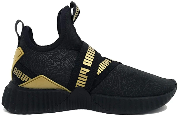 (JR) Puma Defy Mid ''Noir Doré Bling'' 193425-01 Order (JR) Puma Defy Mid ''Noir Doré Bling'' 193425-01