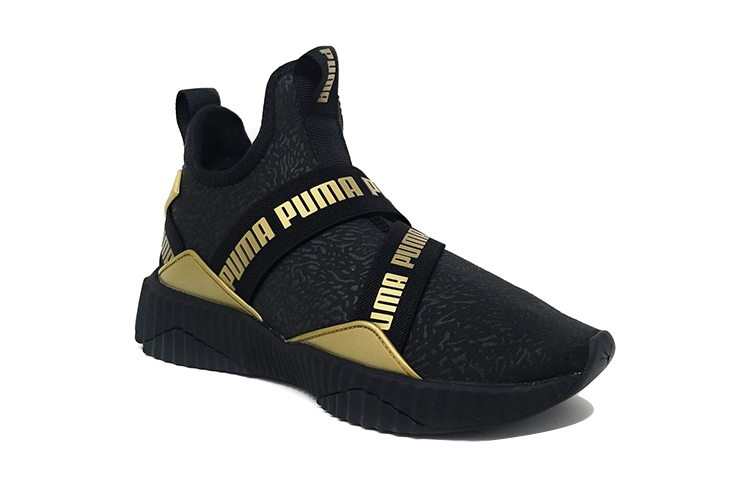 Lookbook (JR) Puma Defy Mid ''Noir Doré Bling'' 193425-01