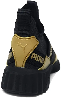 (JR) Puma Defy Mid ''Noir Doré Bling'' 193425-01 Shop (JR) Puma Defy Mid ''Noir Doré Bling'' 193425-01
