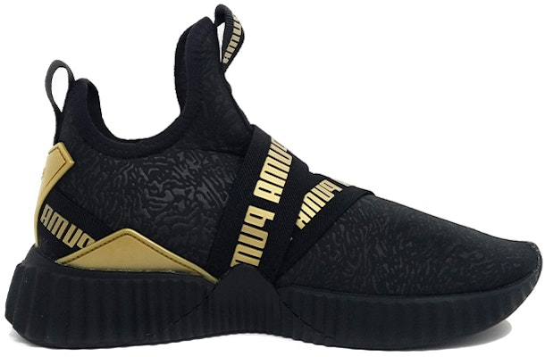 (Youth) Puma Defy Mid 'Bling Black Gold' 193425-01 Order (Youth) Puma Defy Mid 'Bling Black Gold' 193425-01