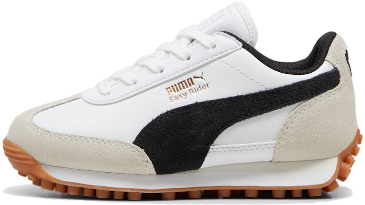 (Youth) Puma Easy Rider Mix Little Kid 'White Black' 399375-01 Buy (Youth) Puma Easy Rider Mix Little Kid 'White Black' 399375-01