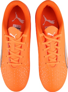 兒童 PUMA 青少年入門級複合人造草 低幫 足球鞋 橙色 Shop 兒童 PUMA 青少年入門級複合人造草 低幫 足球鞋 橙色