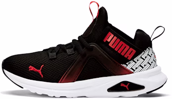 (Preschool) Puma Enzo 2 Repeat Sneakers Jr Black/White/Red 194593-01 (Preschool) Puma Enzo 2 Repeat Sneakers Jr Black/White/Red 194593-01