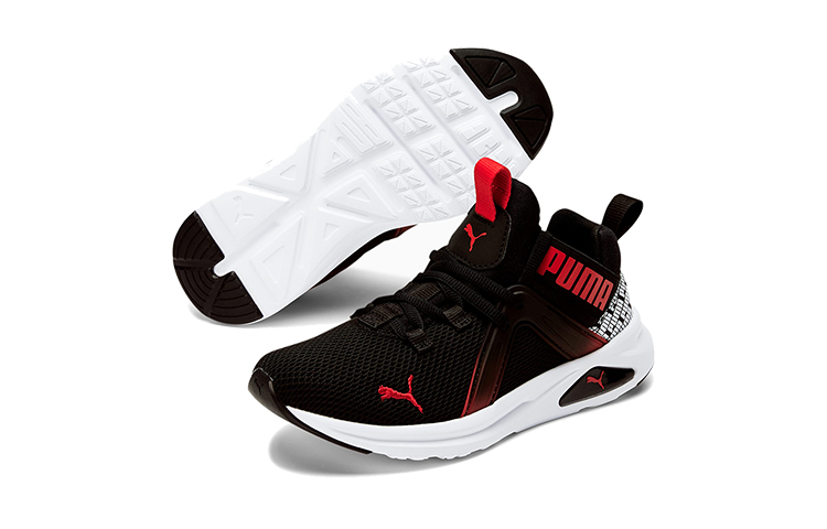 (PS) Puma Enzo 2 Repeat Sneakers Jr Black/White/Red 圖 5
