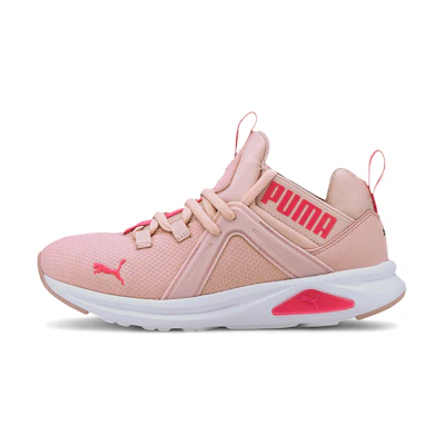 (PS) Puma Enzo 2 Glow Jr Pink//Red 'White'