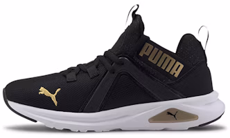 (Youth) Puma Enzo 2 Shineline Jr 'Black Gold' 193040-01 (Youth) Puma Enzo 2 Shineline Jr 'Black Gold' 193040-01