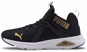 (Youth) Puma Enzo 2 Shineline Jr 'Black Gold' 193040-01 (Youth) Puma Enzo 2 Shineline Jr 'Black Gold' 193040-01