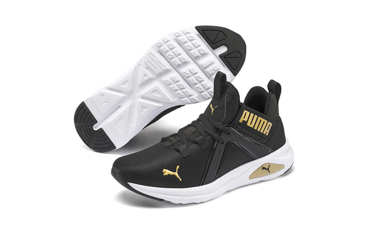 Lookbook (JR) Puma Enzo 2 Shineline Jr ''Noir Or'' 193040-01
