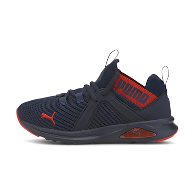 (PS) Puma Enzo 2 Weave Jr Navy/Red