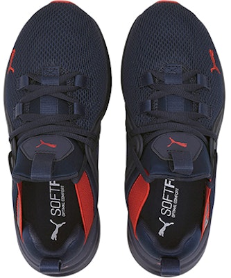 大童 Puma Enzo 2 Weave 深藍紅 低筒運動鞋 Lookbook 大童 Puma Enzo 2 Weave 深藍紅 低筒運動鞋