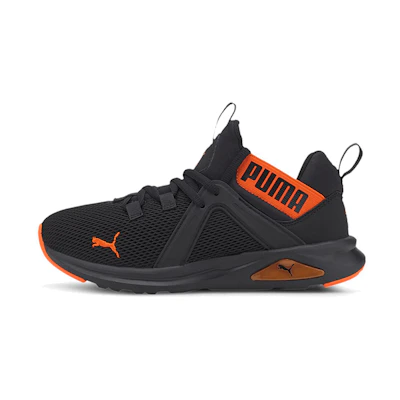 (PS) Puma Enzo 2 Weave Running Shoe /Orange 'Black'