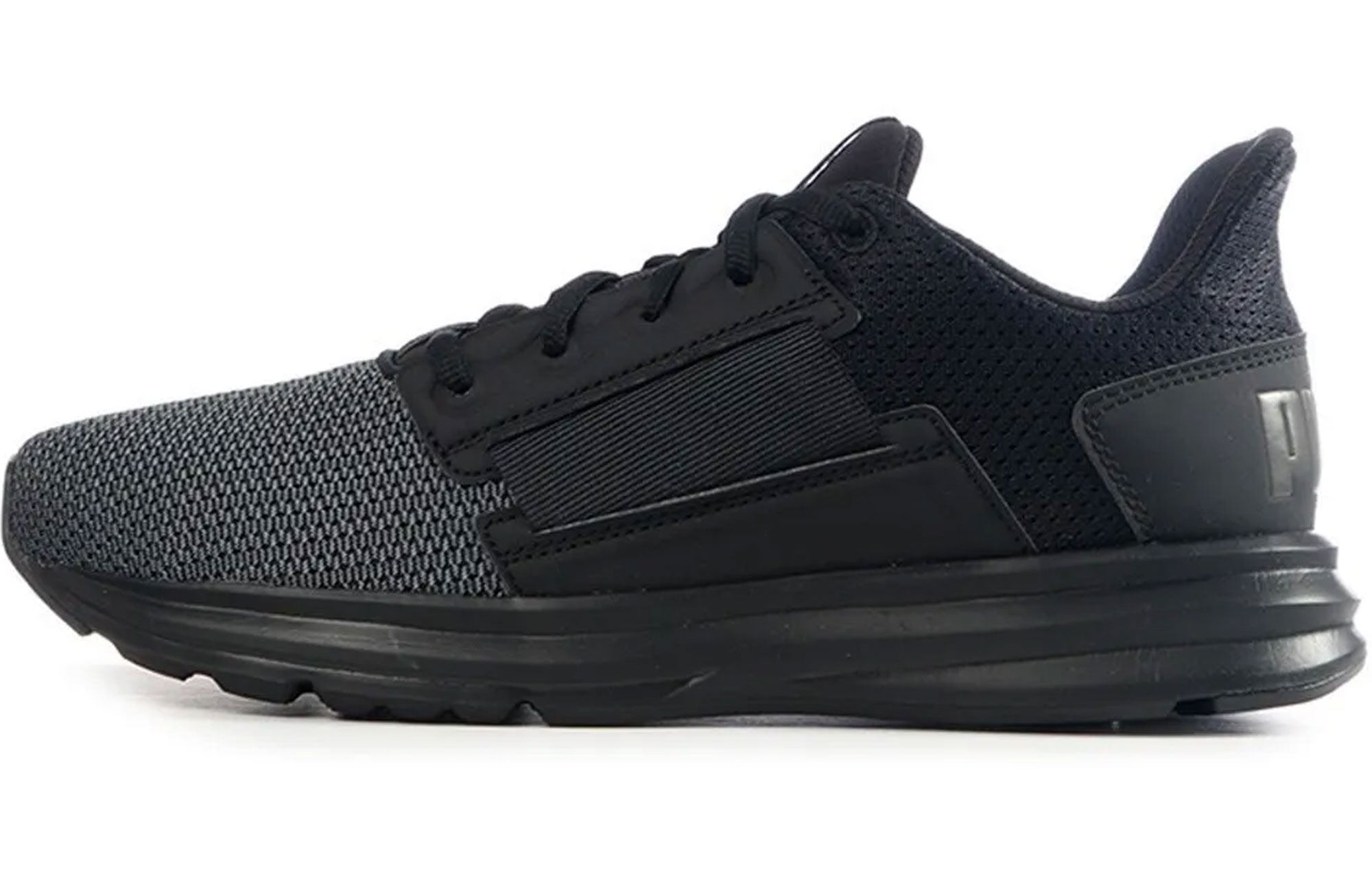 Buy (JR) プーマ エンゾ ストリート Jr (黒メッシュ) 190685-05