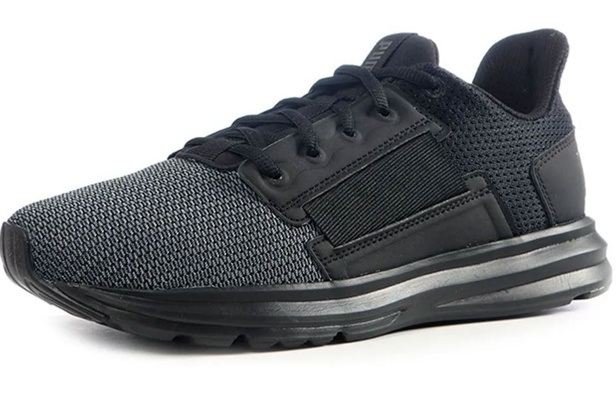 Lookbook (JR) プーマ エンゾ ストリート Jr (黒メッシュ) 190685-05