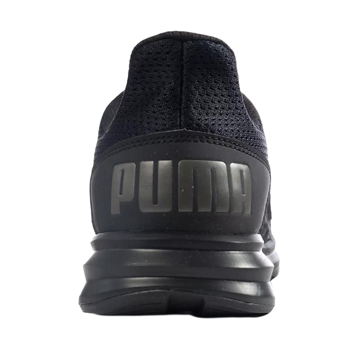 Shop 大童 Puma Enzo Street Jr 網面透氣 低幫跑步鞋 黑色