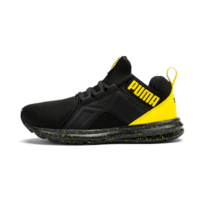 (Youth) Puma Enzo Tech Jr 'Black Yellow'