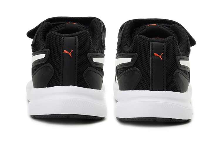 Shop 幼童 Puma Escaper Mesh V 防滑透氣休閒運動鞋 黑白
