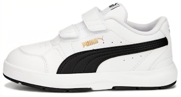 (Youth) Puma Evolve Court V 'White Black' 389145-01 (Youth) Puma Evolve Court V 'White Black' 389145-01