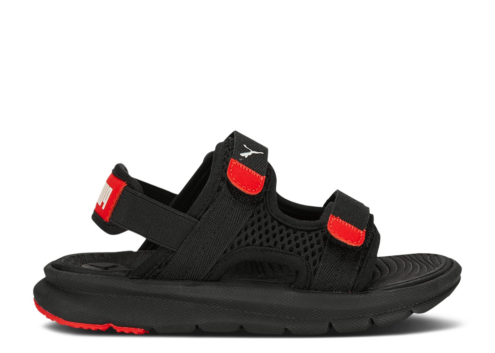 (Youth) Puma Evolve Sandal 'Black Red' 389147-01