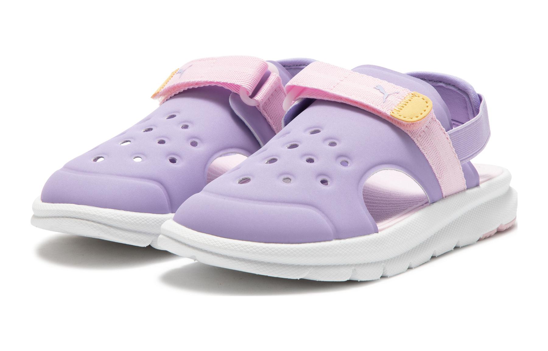Lookbook (JR) Sandal Puma Evolve 'Ungu Putih' 390692-05