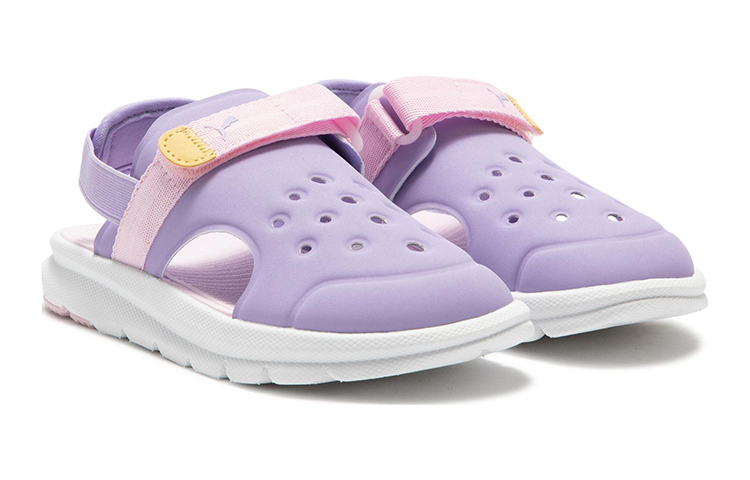 Shop (JR) Sandal Puma Evolve 'Ungu Putih' 390692-05